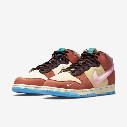 Nike Dunk Mid x Social Status 'Free Lunch Chocolate Milk' (2021) | SOLE SERIOUSS [3]