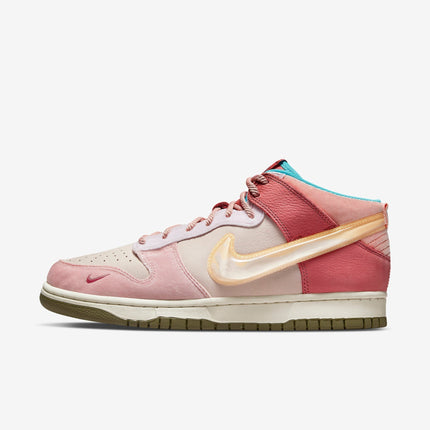 Nike Dunk Mid x Social Status 'Free Lunch Strawberry Milk' (2021) | SOLE SERIOUSS [1]