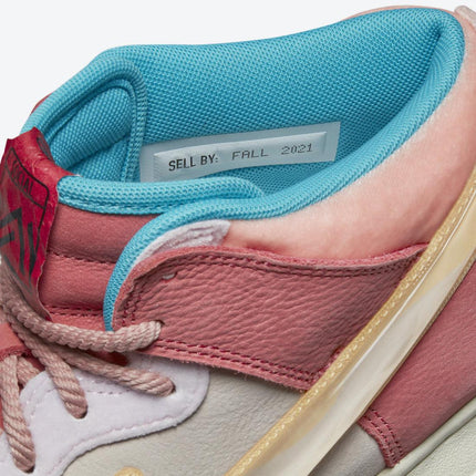 Nike Dunk Mid x Social Status 'Free Lunch Strawberry Milk' (2021) | SOLE SERIOUSS [8]
