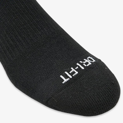 Nike Everyday Plus Cushioned High Training Crew Socks (6 Pack) Black - SOLE SERIOUSS (6)