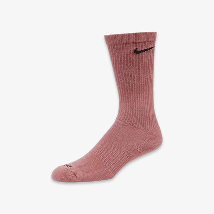Nike Everyday Plus Cushioned High Training Crew Socks (6 Pack) Multi-Color / Rust Pink - SOLE SERIOUSS (6)
