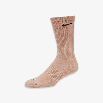 Nike Everyday Plus Cushioned High Training Crew Socks (6 Pack) Multi-Color / Rust Pink - SOLE SERIOUSS (8)