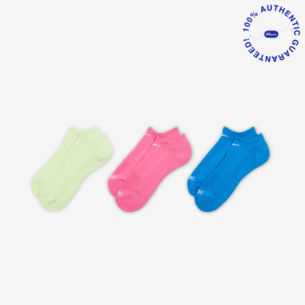 Nike Everyday Plus Cushioned Low Training No-Show Socks (3 Pack) Multicolor | SOLE SERIOUSS [2]