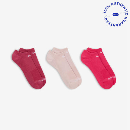 Nike Everyday Plus Cushioned Low Training No-Show Socks (3 Pack) Multicolor | SOLE SERIOUSS [3]