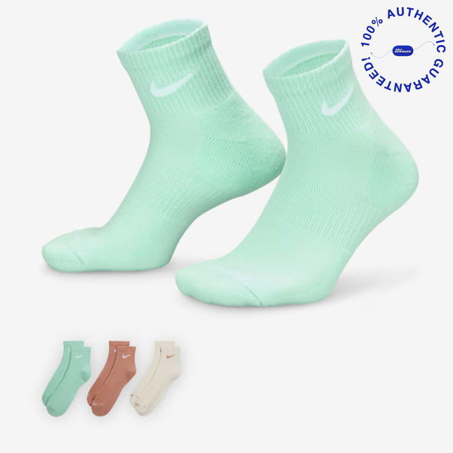 Nike Everyday Plus Cushioned Mid Training Ankle Socks (3 Pack) Multicolor | SOLE SERIOUSS [1]
