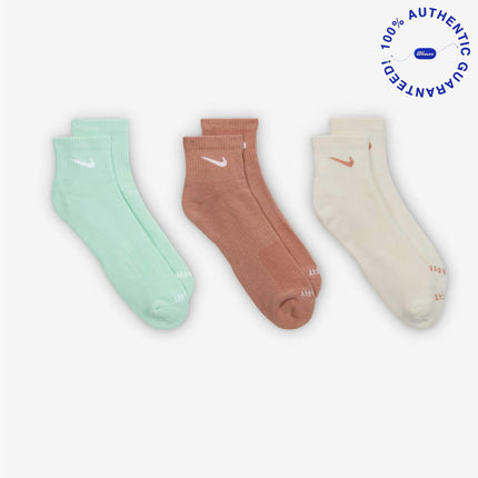 Nike Everyday Plus Cushioned Mid Training Ankle Socks (3 Pack) Multicolor | SOLE SERIOUSS [3]