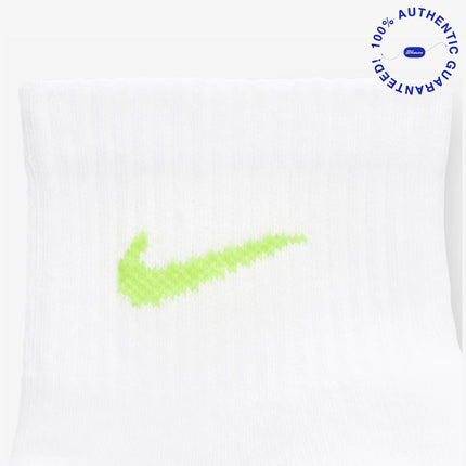 Nike Everyday Plus Cushioned Mid Training Ankle Socks (3 Pack) White / Multicolor | SOLE SERIOUSS [4]