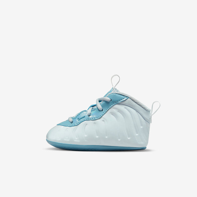 Nike Little Foamposite One 'Aura / Worn Blue' (2022) (Crib Bootie) | SOLE SERIOUSS [1]