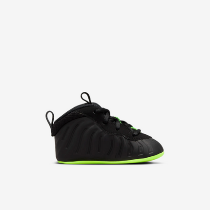 Nike Little Foamposite One 'Black / Volt Neon Green' (2025) (Crib Bootie) | SOLE SERIOUSS [2]