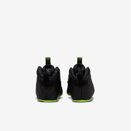 Nike Little Foamposite One 'Black / Volt Neon Green' (2025) (Crib Bootie) | SOLE SERIOUSS [5]