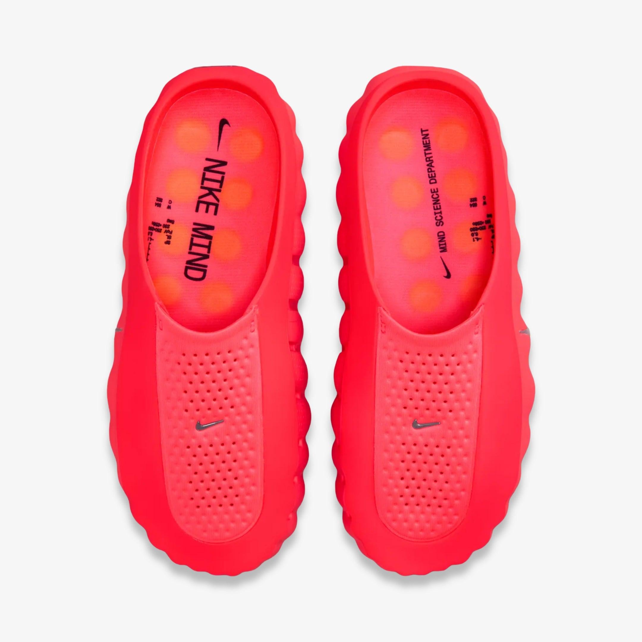 靴 Nike Mind 001 Mules Solar Red 29cm Nike Mind 001 Pregame Mule 'Solar Red' (2026) – SOLE SERIOUSS