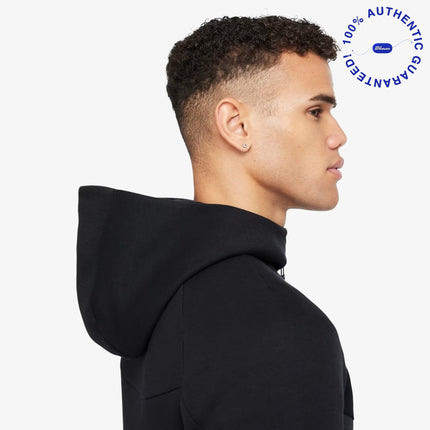 Nike NSW Tech Fleece Windrunner Full Zip-Up Hooded Jacket Black (Mens) | SOLE SERIOUSS [4]