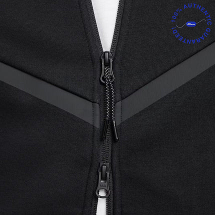 Nike NSW Tech Fleece Windrunner Full Zip-Up Hooded Jacket Black (Mens) | SOLE SERIOUSS [7]