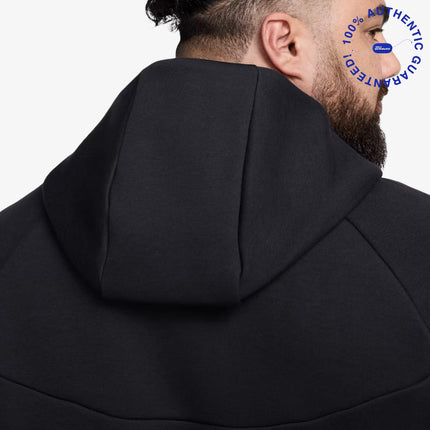 Nike NSW Tech Fleece Windrunner Full Zip-Up Hooded Jacket Black (Mens) | SOLE SERIOUSS [9]