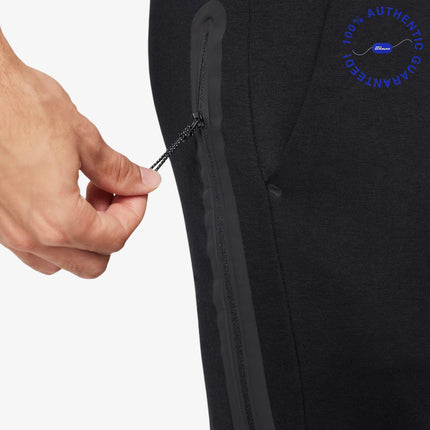 Nike NSW Tech Fleece Windrunner Full Zip-Up Hooded Jacket and Jogger Sweatpants Black (Full Suit) (Mens) | SOLE SERIOUSS [17]