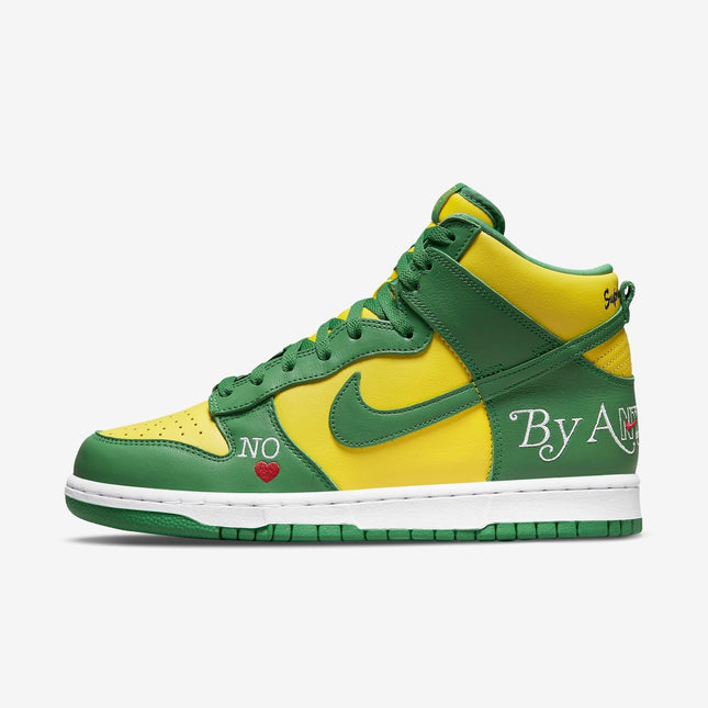 Nike SB Dunk High OG QS x Supreme 'By Any Means Necessary Brazil' (2022) | SOLE SERIOUSS [1]