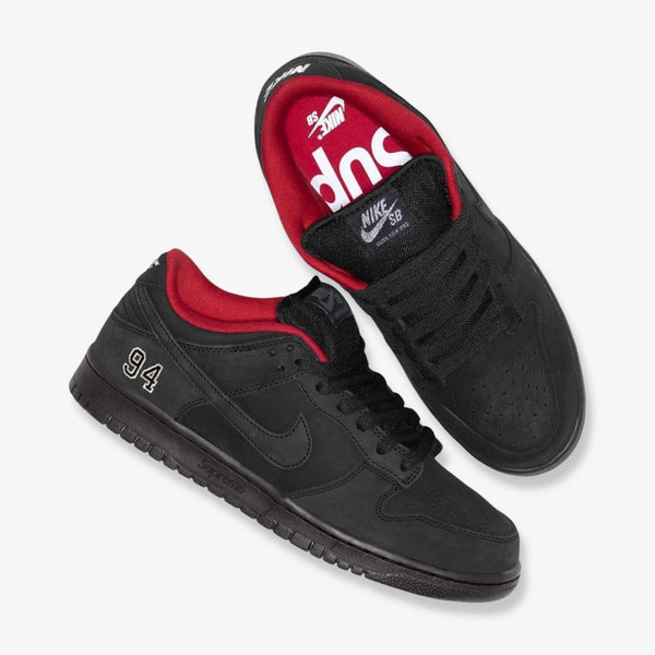 Nike SB Dunk Low OG QS x Supreme 'Black' (2025) – SOLE SERIOUSS