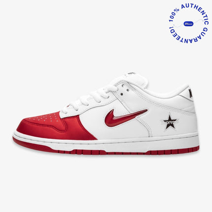 Nike SB Dunk Low OG QS x Supreme 'Jewel Swoosh Varsity Red / White' (2019) | SOLE SERIOUSS [1]