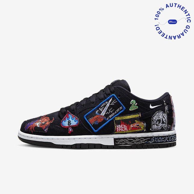 Nike SB Dunk Low Pro QS x Neckface 'Black' (2022) | SOLE SERIOUSS [1]