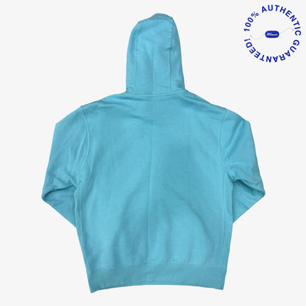 Nike Sportswear Club 'Classic Logo' Fleece Graphic Pullover Hoodie Blue Chill | SOLE SERIOUSS [2]