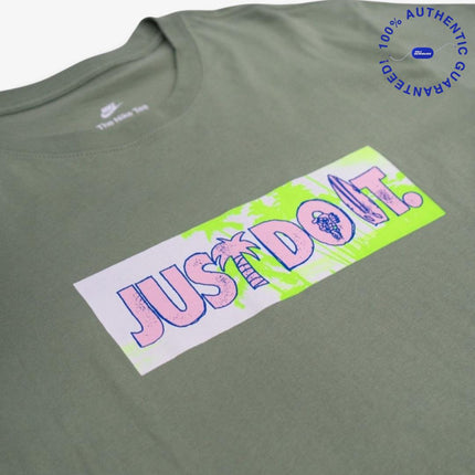 Nike T-Shirt 'Just Do It / Beach Party' Green | SOLE SERIOUSS [3]