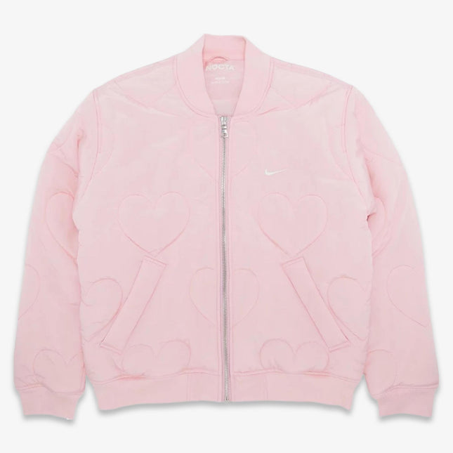 Nike x Drake Certified Lover Boy 'Hearts' Bomber Jacket Pink (F&F) FW20 - SOLE SERIOUSS (1)