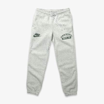 Nike x Stranger Things NRG Club CF BB Sweatpant 'Hawkins High School Phys. Ed' Heather Grey (SS19) CQ3656-063 - SOLE SERIOUSS (1)