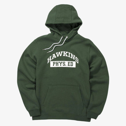 Nike x Stranger Things NRG Club Hoodie 'Hawkins High School Phys. Ed' Green (SS19) CQ3655-323 - SOLE SERIOUSS (1)