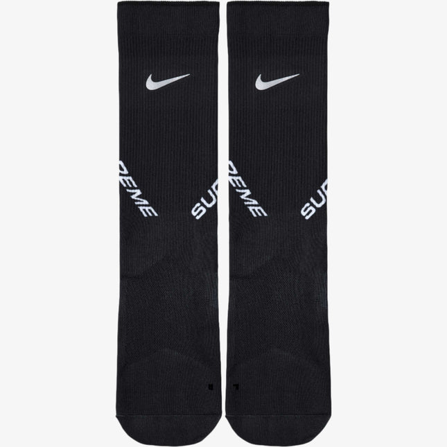 Nike x Supreme Spark Crew Socks Black (FW24) FW24A25-BLACK - SOLE SERIOUSS (1)