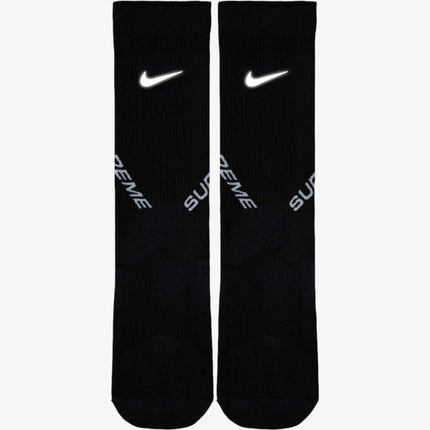 Nike x Supreme Spark Crew Socks Black (FW24) FW24A25-BLACK - SOLE SERIOUSS (2)