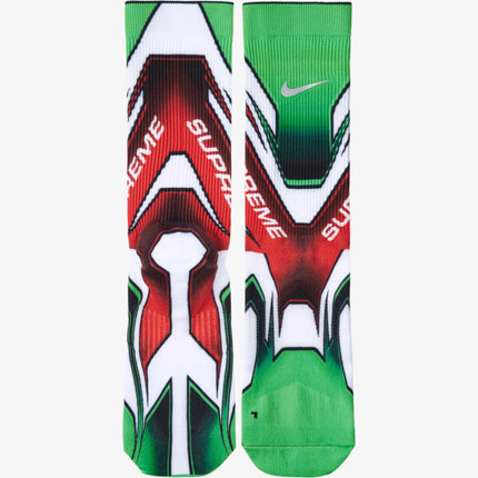 Nike x Supreme Spark Crew Socks Green Multi (FW24) FW24A25-GREEN-MULTI - SOLE SERIOUSS (3)