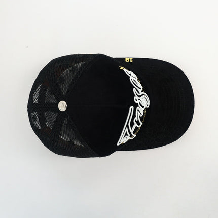 dvniel.luu 'OG Frisco: The City that Made Me' Trucker Snapback Hat Black Corduroy / Mesh | SOLE SERIOUSS [6]