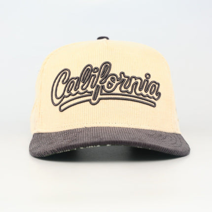 dvniel.luu 'OG CA: Dreams on the West' Snapback Hat Cream / Charcoal | SOLE SERIOUSS [4]