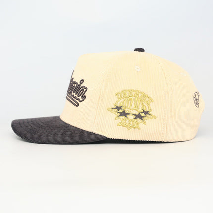 dvniel.luu 'OG CA: Dreams on the West' Snapback Hat Cream / Charcoal | SOLE SERIOUSS [3]
