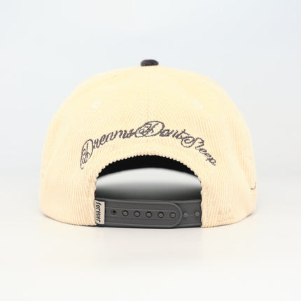 dvniel.luu 'OG CA: Dreams on the West' Snapback Hat Cream / Charcoal | SOLE SERIOUSS [6]
