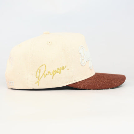 dvniel.luu 'OG BA: From the Bay to the World' Snapback Hat Cream / Brown | SOLE SERIOUSS [5]
