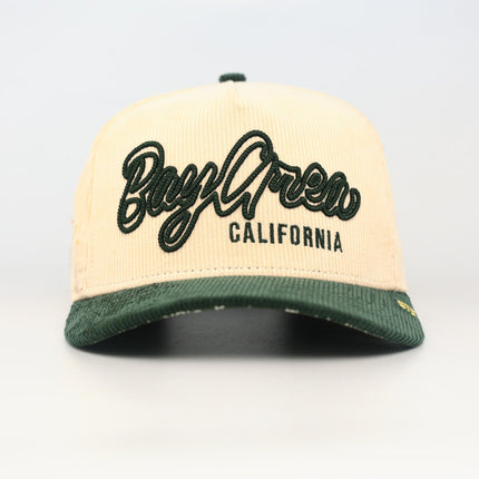 dvniel.luu 'OG BA: From the Bay to the World' Snapback Hat Cream / Green | SOLE SERIOUSS [4]