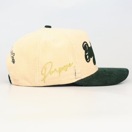 dvniel.luu 'OG BA: From the Bay to the World' Snapback Hat Cream / Green | SOLE SERIOUSS [5]