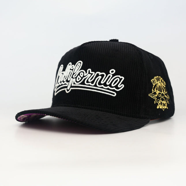 dvniel.luu 'OG CA: Dreams on the West' Snapback Hat Black Corduroy | SOLE SERIOUSS [1]