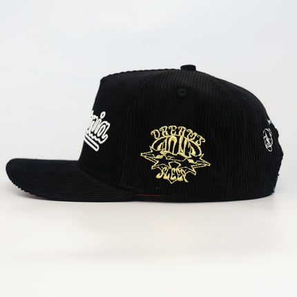 dvniel.luu 'OG CA: Dreams on the West' Snapback Hat Black Corduroy | SOLE SERIOUSS [3]