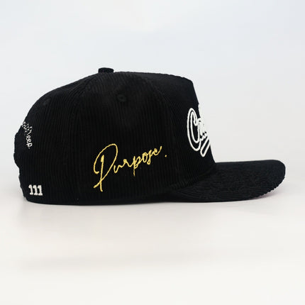 dvniel.luu 'OG CA: Dreams on the West' Snapback Hat Black Corduroy | SOLE SERIOUSS [5]