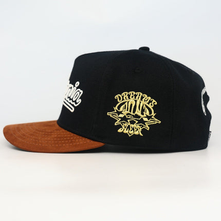 dvniel.luu 'OG CA: Dreams on the West' Snapback Hat Black / Tan | SOLE SERIOUSS [3]