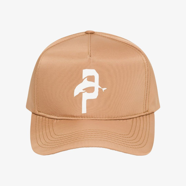 PINK+DOLPHIN 'P' Nylon Snapback Hat Camel - SOLE SERIOUSS (1)