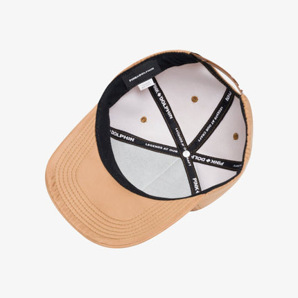 PINK+DOLPHIN 'P' Nylon Snapback Hat Camel - SOLE SERIOUSS (4)