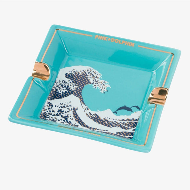 PINK+DOLPHIN 'Tsunami' Ashtray Teal - SOLE SERIOUSS (1)