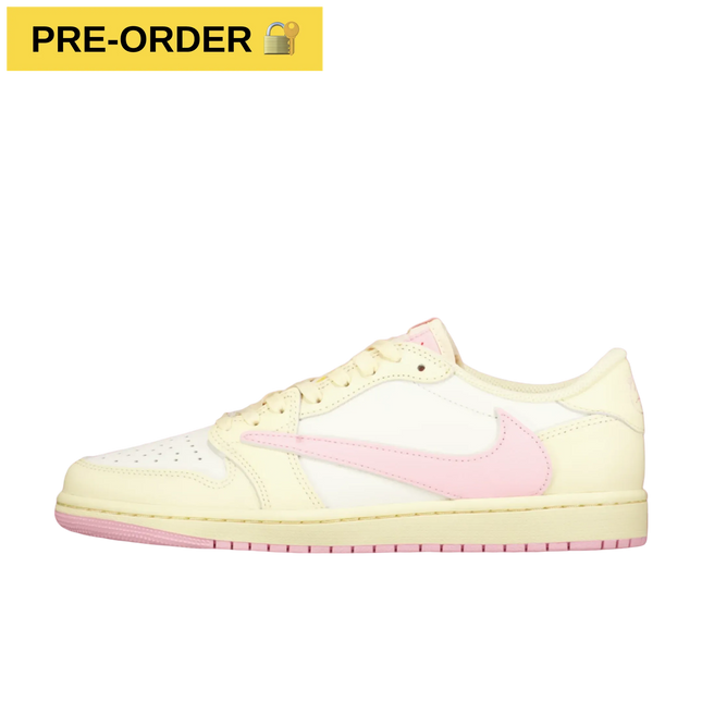 *PRE-ORDER* Air Jordan 1 Low OG SP x Travis Scott 'Muslin / Shy Pink' (2026) | SOLE SERIOUSS [1]