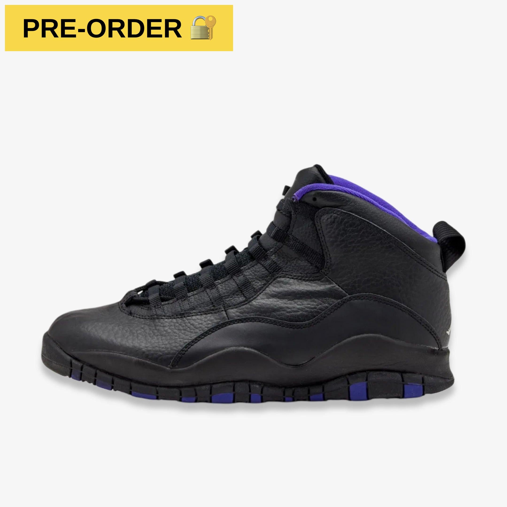 purple and black jordan 10