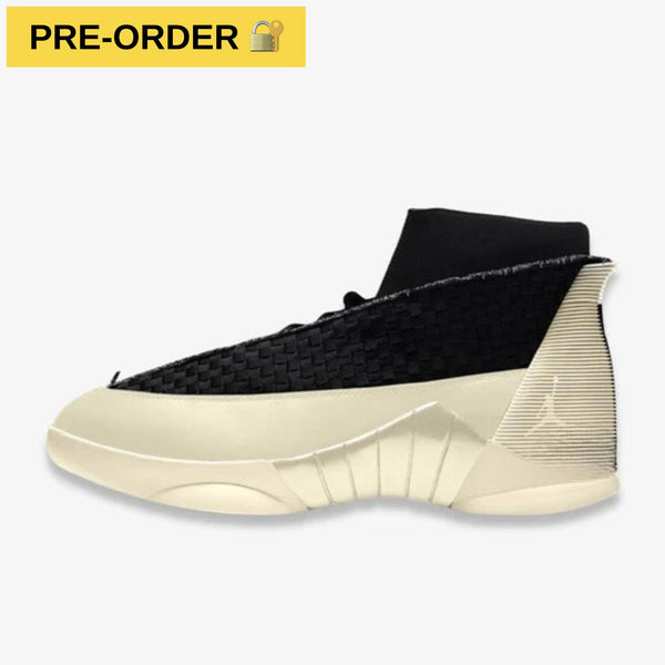 jordan 15 gold and black