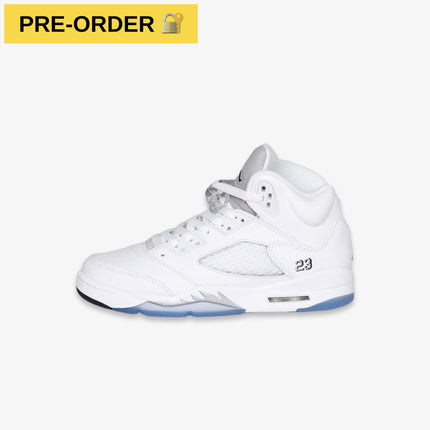 *PRE-ORDER* Air Jordan 5 Retro 'White / Metallic Silver' (2026) (GS) | SOLE SERIOUSS [1]