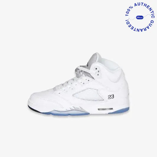 *PRE-ORDER* Air Jordan 5 Retro 'White / Metallic Silver' (2026) (GS) | SOLE SERIOUSS [1]